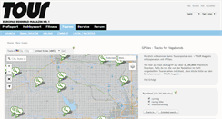 Desktop Screenshot of gps-touren.tour-magazin.de
